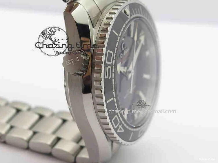 0308 Planet Ocean 2016 43.5mm SS OM 1:1 Best Edition Black Dial On SS Bracelet A Cozy 8162